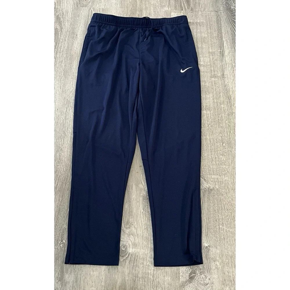 Nike Sportswear Dri Fit Men's Fleece Pants Joggers‎ Drawstring Size Large 34x29
